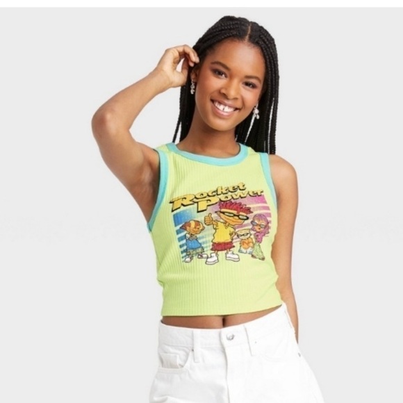NWT Nickelodeon Rocket Power Tank - Picture 1 of 6